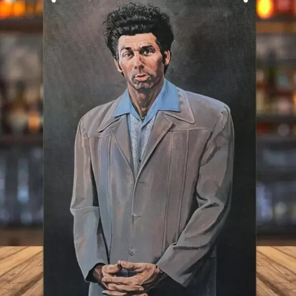 Seinfeld "The Kramer" Painting 8x12" Metal Sign A man-child crying out for love! - Picture 6 of 7